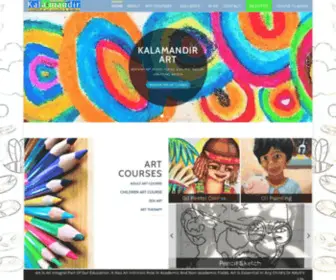 Kalamandirart.com(Kalamandir Art School) Screenshot