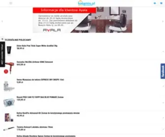 Kalamis.pl(Profesjonalne kosmetyki do włosów) Screenshot