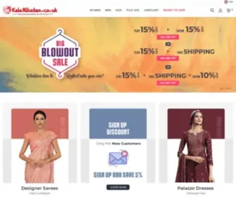 Kalaniketan.co.uk(Indian Dresses UK) Screenshot