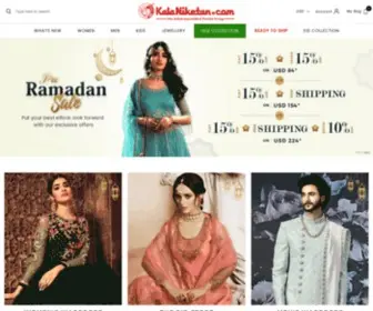 Kalaniketan.com(Indian Clothing USA) Screenshot