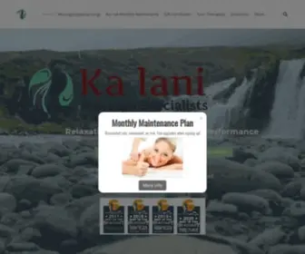 Kalanimassage.com(Our success) Screenshot