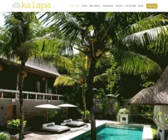 Kalapabali.com(Kalapa Resort and Yoga Retreat) Screenshot