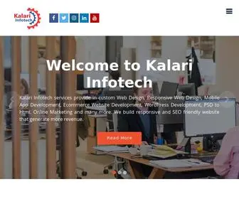 Kalariinfotech.com(Kalari Infotech) Screenshot