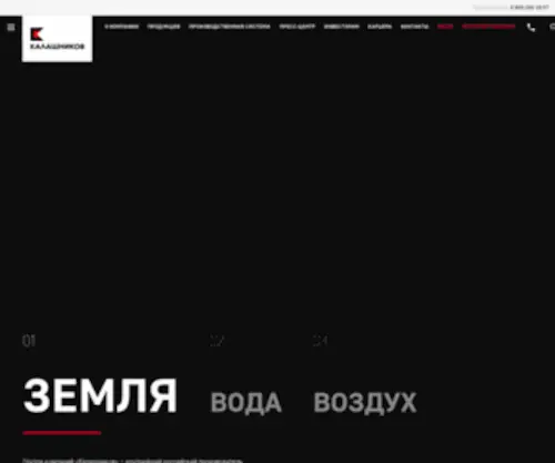 Kalashnikov.com(Калашников) Screenshot