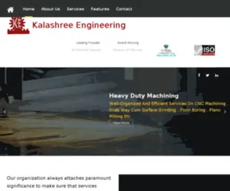 Kalashreeengineering.com(Heavy duty Job Work) Screenshot