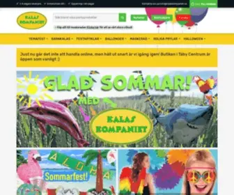 Kalaskompaniet.se(Startsida: Maskeradkläder) Screenshot