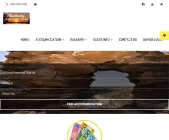 Kalbarriaccommodation.com.au(Kalbarri Accommodation WA Holiday Rentals) Screenshot