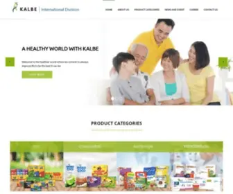 Kalbeinternational.com(Kalbe Internasional) Screenshot