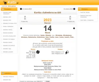 Kalbi.pl(Kalendarze internetowe) Screenshot