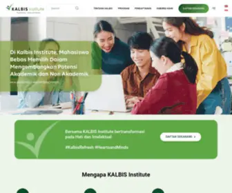 Kalbis.ac.id(Kalbis Institute merupakan Institusi Pendidikan Tinggi dibawah Yayasan Pendidikan KALBE (YPK)) Screenshot