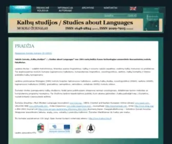 Kalbos.lt(Studies about Languages) Screenshot