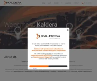 Kaldera.co.za(A diversified information technology company in Port Elizabeth) Screenshot