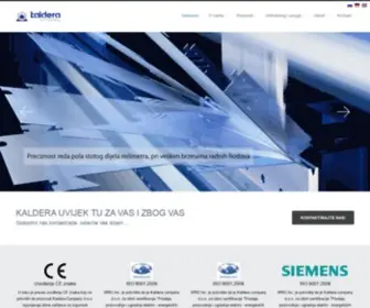 Kalderacompany.com(Kaldera company) Screenshot