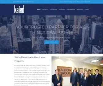 Kaled.com(Kaled Management Corp) Screenshot