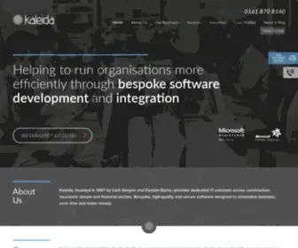 Kaleida.co.uk(Bespoke Software Development Services in Manchester) Screenshot