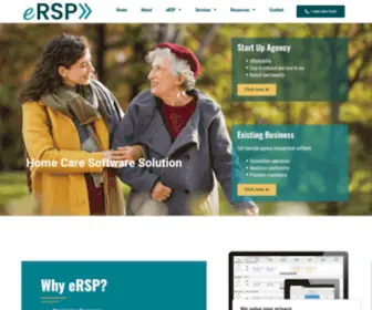 Kaleidasystems.com(ERSP™ Home Care Software) Screenshot