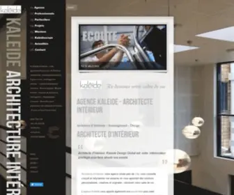 Kaleide.com(Architecte d&#039;Intérieur) Screenshot
