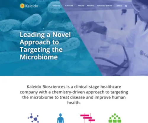 Kaleido.com(Kaleido Biosciences) Screenshot