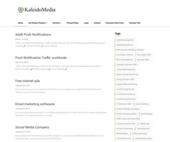Kaleidomedia.com(Online Advertising Company) Screenshot