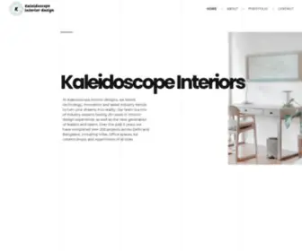 Kaleidoscopeinteriors.in(An interior design company) Screenshot