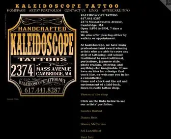 Kaleidoscopetattoo.net(K A L E I D O S C O P E T A T T O O) Screenshot