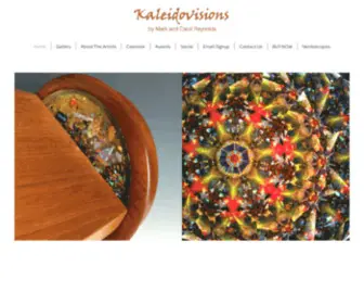 Kaleidovisions.com(Kaleidoscopes by Kaleidovisions) Screenshot