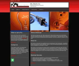 Kalelectric.com(KAL Electric Inc) Screenshot