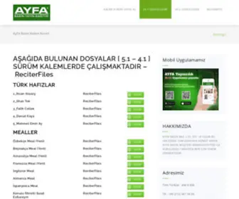 Kalemkuran.com.tr(AYFA KALEM KURAN) Screenshot