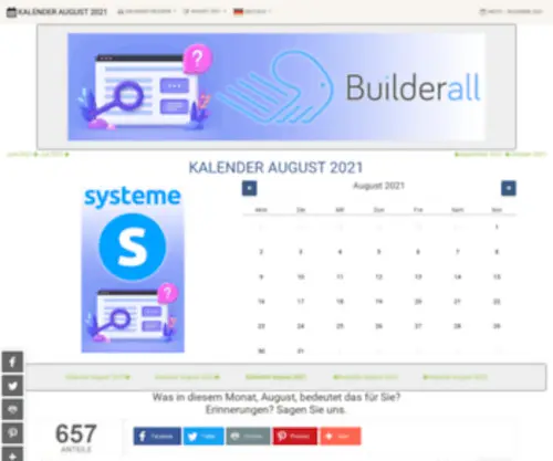 Kalender-August.com(KALENDER AUGUST 2021) Screenshot