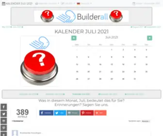 Kalender-Juli.com(KALENDER JULI 2021) Screenshot