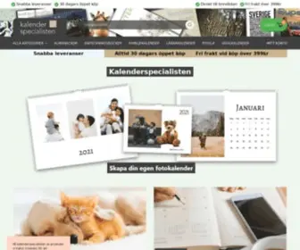 Kalenderspecialisten.se(Almanacka) Screenshot