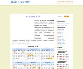 Kalendervip.de(Kalender 2014 mit feiertage zum ausdrucken) Screenshot