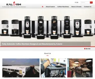 Kalerm.com(Fully automatic Coffee Machine) Screenshot