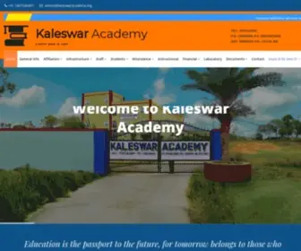 Kaleswaracademy.org(Kaleswar Academy) Screenshot