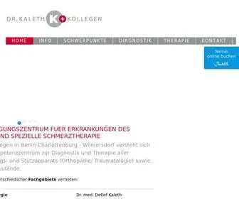 Kalethundkollegen.de(Das MVZ Dr. Kaleth und Kollegen in Berlin Charlottenburg) Screenshot