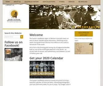 Kalgoorliehistory.org.au(Eastern Goldfields Historical Society) Screenshot