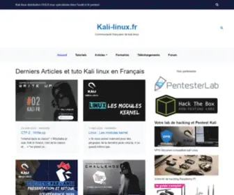 Kali-Linux.fr(Kali linux en Français) Screenshot