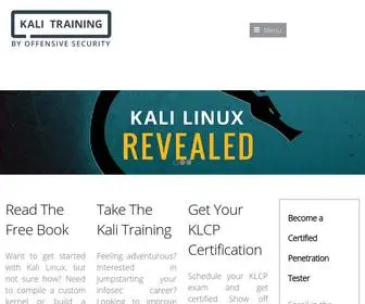 Kali.training(Kali Linux Revealed) Screenshot