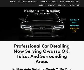 Kaliberautodetailing.com(Highly Rated Auto Detailing Service Owasso OK) Screenshot