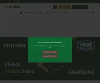 Kalibersp.sk(Široký sortiment poľovníckych potrieb) Screenshot