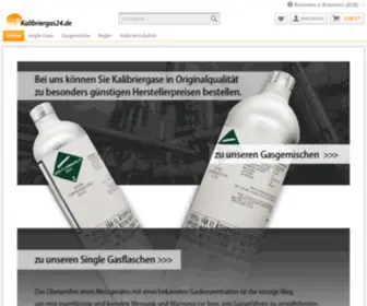 Kalibriergas24.de(Kalibriergas zum) Screenshot