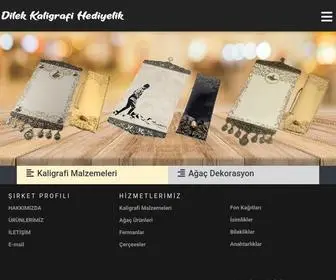 Kaligrafihatmalzemeleri.com(Dilek Hediyelik Kaligrafi) Screenshot