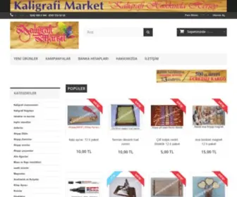 Kaligrafipazari.com(Kaligrafi malzemeleri & Hediyelik Eşya) Screenshot