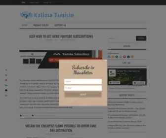 Kalima-Tunisie.info(Kalima Tunisie Kalima Tunisie) Screenshot