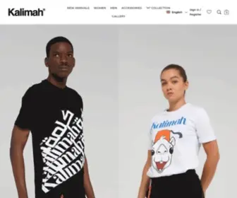 Kalimahbrand.com(Kalimah® كـلـمـة Official Online Store) Screenshot