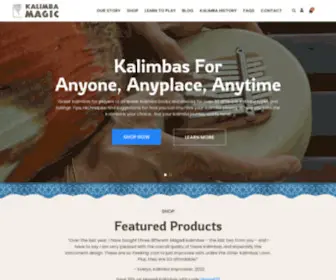 Kalimbamagic.com(Kalimba Magic) Screenshot