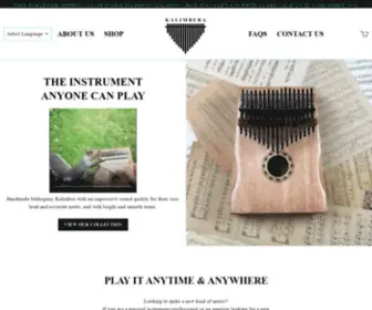 Kalimbera.com(Kalimba) Screenshot