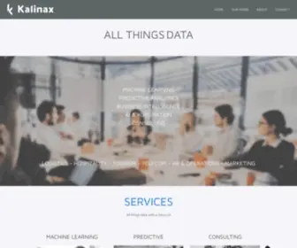 Kalinax.com(Dream team of data scientists) Screenshot