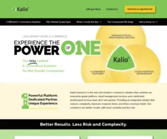 Kaliocommerce.com(Kalio Commerce) Screenshot