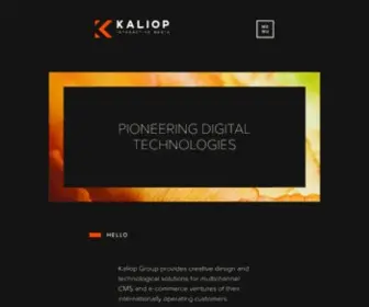 Kaliop.com(Expert en solutions digitales web) Screenshot